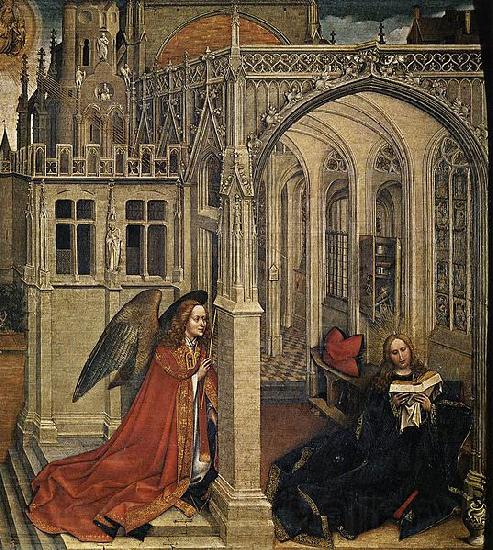 Robert Campin Annunciation Germany oil painting art